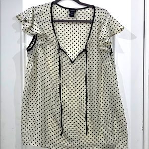 Torrid polka dot blouse